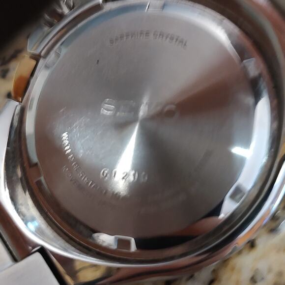 Seiko Coutura Perpetual Solar Watch Model V198-0AB0 Stainless Steel - Picture 6 of 15